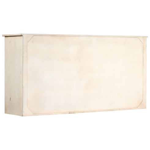 Rustika Rowe -  Sideboard White 160x40x80 cm Solid Mango Wood
